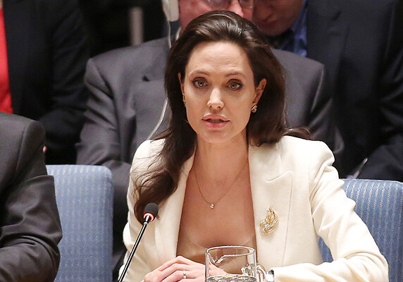 Анджелина Джоли раскритиковала позицию ООН по сирийским беженцам (Видео)