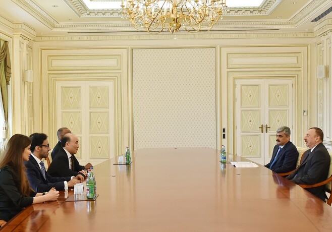 Президент Азербайджана принял делегацию МВФ 
