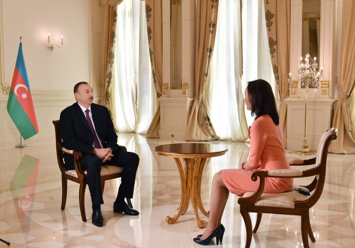 Интервью Президента Азербайджана Ильхама Алиева телеканалу «Россия 24» 
