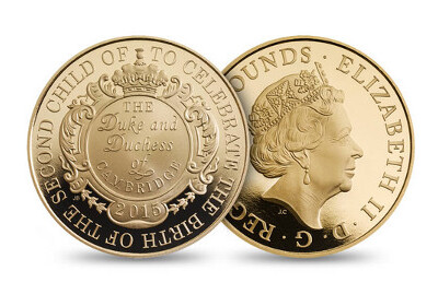 В честь рождения британской принцессы отчеканили монеты