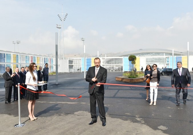 Президент Ильхам Алиев принял участие в открытии Парка Евроигр в Баку (Фото)