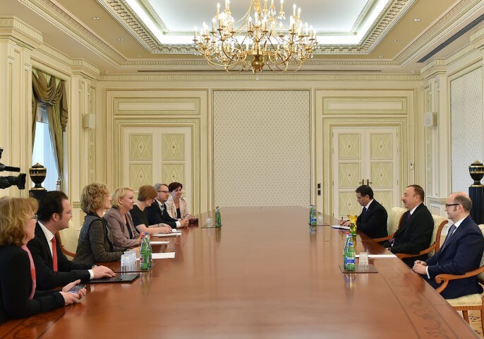 Президент Азербайджана принял делегацию Бундестага Германии