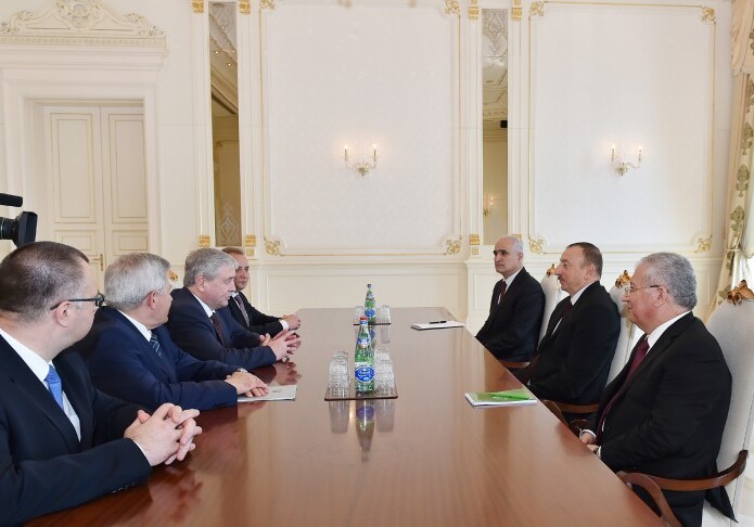 Президент Азербайджана принял заместителя премьер-министра Беларуси