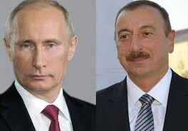 Владимир Путин поздравил Ильхама Алиева с Днем Республики