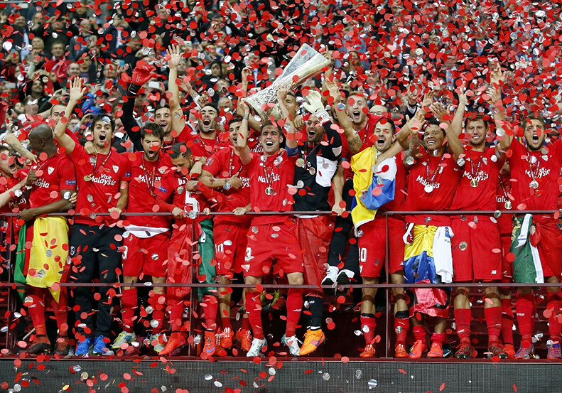 «Севилья» в четвертый раз выиграла Кубок УЕФА/Лигу Европы (Фото)