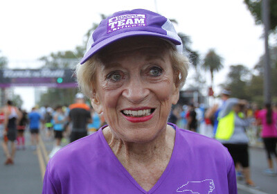 Пожилая американка установила рекорд марафона