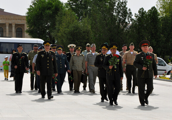 Военные атташе иностранных государств посетили Нахчыван (Фото)