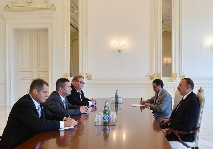 Президент Азербайджана принял председателя Палаты депутатов парламента Чехии и премьера Болгарии