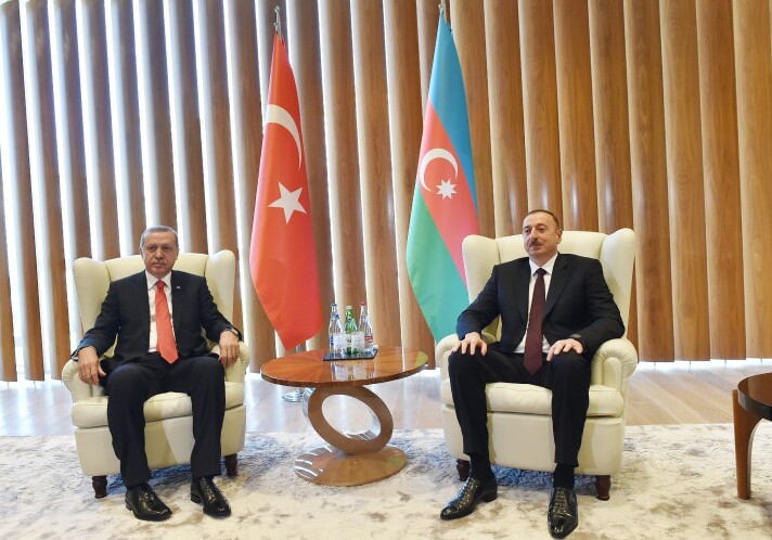 Президент Азербайджана встретился со своим турецким коллегой
