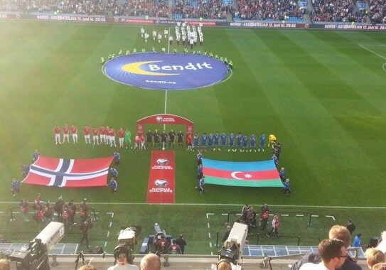 Евро-2016: сборная Азербайджана сыграла вничью с Норвегией 