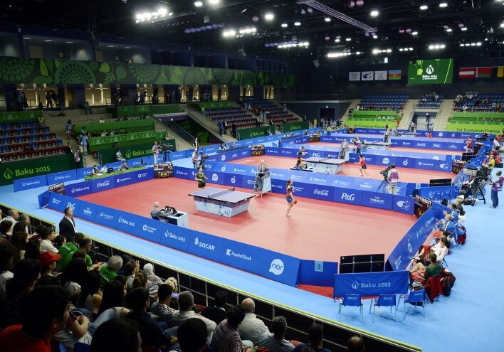 «Баку-2015»: Стартовали соревнования по настольному теннису 