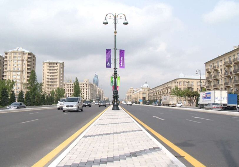 До конца недели ограничивается движение транспорта в центре Баку