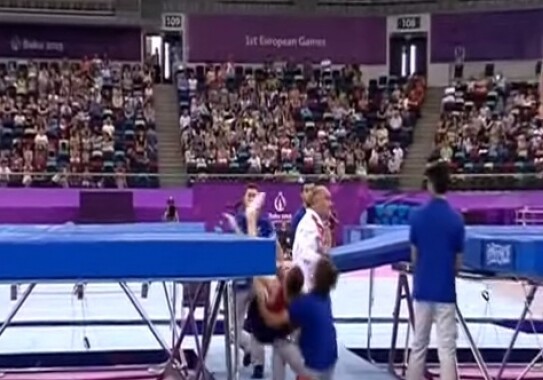 «Баку-2015»: Как азербайджанец спас польского спортсмена (Видео)