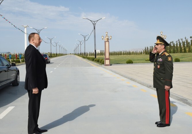 Президент Ильхам Алиев принял участие в открытии базы ВМС АР (Фото)