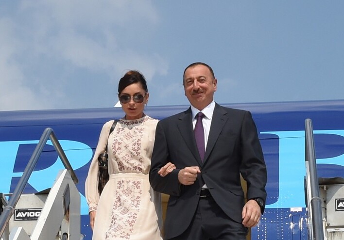 Президент Ильхам Алиев находится с рабочим визитом в Италию