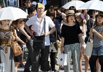 Из-за жары в Японии госпитализированы тысячи человек