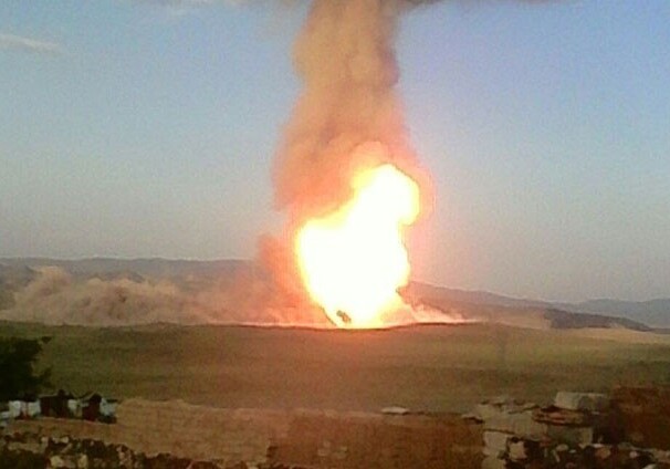Произошел взрыв на газопроводе Баку-Тбилиси-Эрзурум (Добавлено)