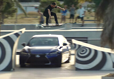 Lexus представил видео летающего скейтборда (Видео)