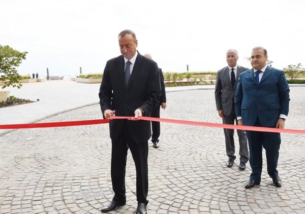Президент Азербайджана принял участие в открытии лечебного комплекса «Qalaaltı Hotel & SPA» (Фото)