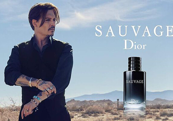 Джонни Депп в рекламе нового мужского аромата Dior Sauvage