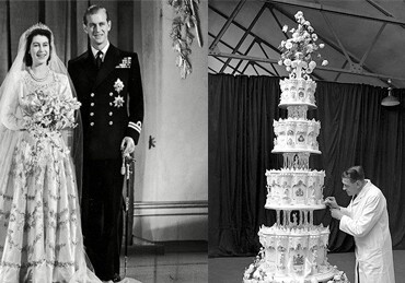 Кусок свадебного торта Елизаветы II продали за полмиллиона фунтов