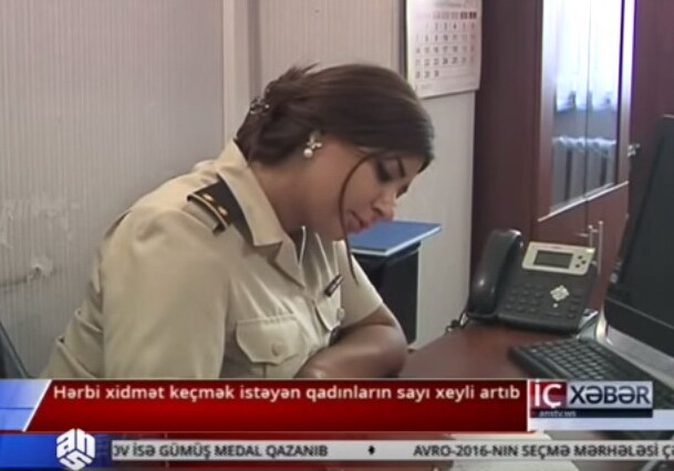 Увеличивается число женщин, желающих служить в ВС Азербайджана (Видео) 