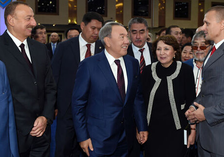 Президент Азербайджана принял участие в торжествах, посвященных 550-летию Казахского ханства (Фото)