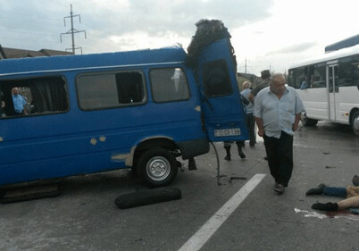 Страшное ДТП на трассе Баку-Сумгайыт: 3 погибли, 10 пострадали (Фото-Видео) (Добавлено)