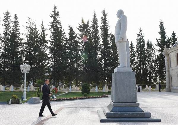 Президент Ильхам Алиев прибыл в Кюрдамир (Фото-Обновлено) 