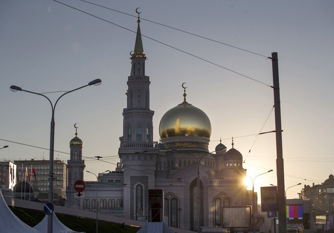 Путин открыл Московскую соборную мечеть (Фото-Видео)