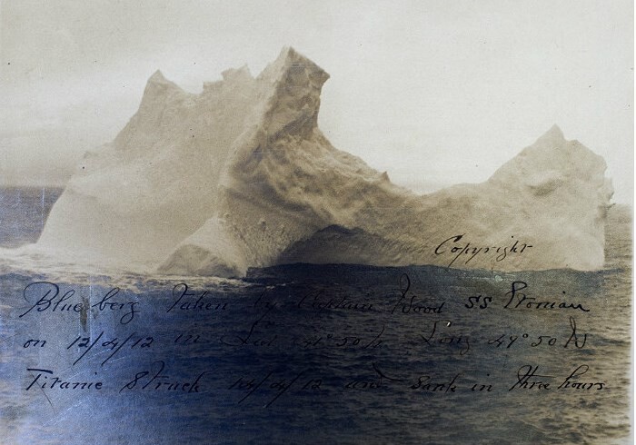 Фотографию погубившего «Титаник» айсберга продали с аукциона