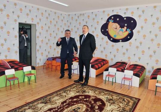 Сдан в эксплуатацию детсад, построенный в Загатале по инициативе Фонда Гейдара Алиева