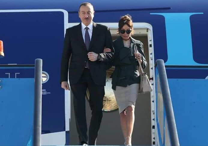 Президент Азербайджана Ильхам Алиев прибыл с рабочим визитом в Турцию