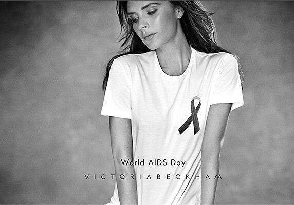 Виктория Бекхэм создала коллекцию в поддержку борьбы со СПИДом