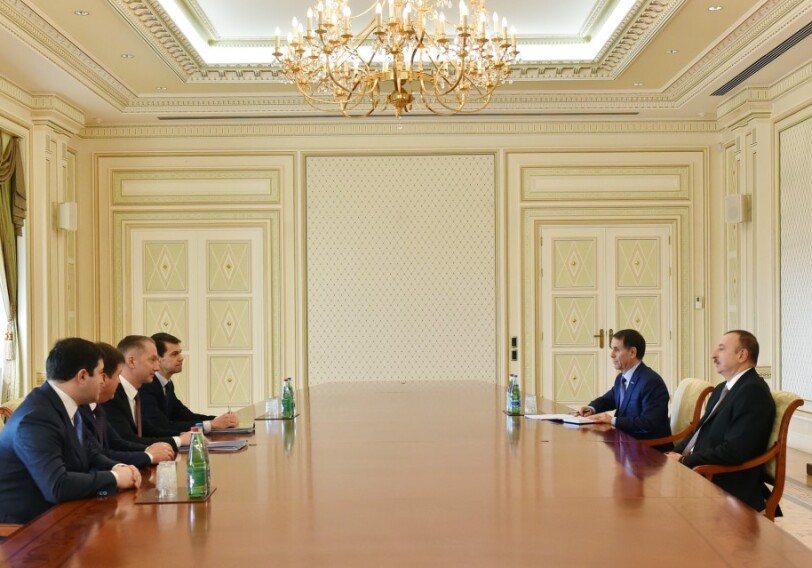 Президент Азербайджана принял украинскую делегацию