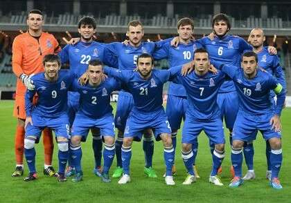 Сборная Азербайджана совершила спуск в рейтинге ФИФА