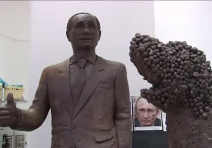 Шоколадный Путин (Видео)