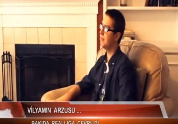 В Азербайджане выполнили последнее желание американского парня (Видео) 