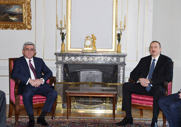 В Берне состоялась встреча президентов Азербайджана и Армении (Обновлено-Фото)