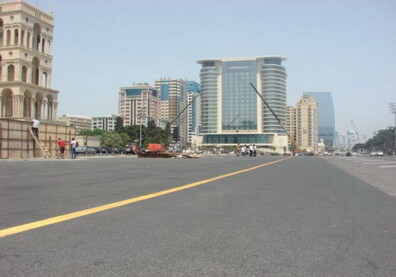Закрыт центральный проспект Баку
