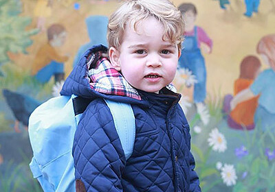 Принц Джордж пошел в детский сад (Фото)