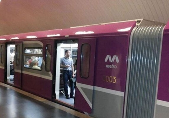 На «Фиолетовой ветке» Бакинского метро будут ходить поезда из 7 вагонов