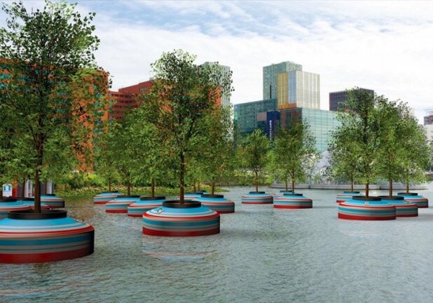 В Роттердаме появится плавающий лес (Фото)