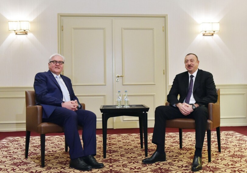 Президент Азербайджана встретился с главой МИД ФРГ и  еврокомиссаром  (Фото)