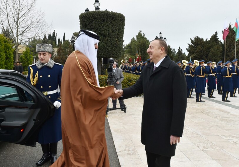Президент Ильхам Алиев провел встречу с эмиром Катара один на один (Обновлено-Фото)
