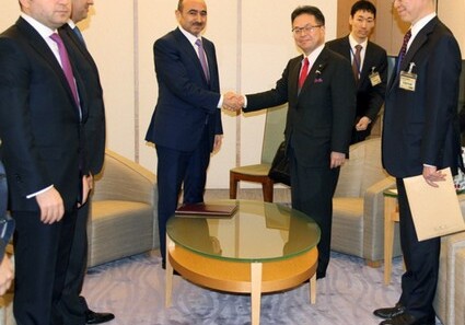 Помощник президента Азербайджана Али Гасанов посетил Японию (Фото)