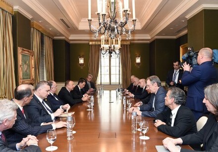 Президент Ильхам Алиев провел в Вашингтоне ряд встреч (Фото)