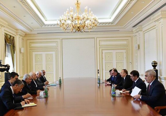 Президент Азербайджана принял министра иностранных дел Ирана