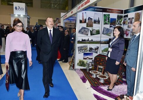 Президент Азербайджана посетил туристическую выставку AITF-2016 (Фото)