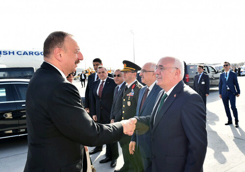 Завершился визит президента Ильхама Алиева в Турцию (Фото)